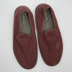 ALLBIRDS Maroon NZ Merino Wool Women's LOUNGER Casual Slip-on Sneakers Size 7M